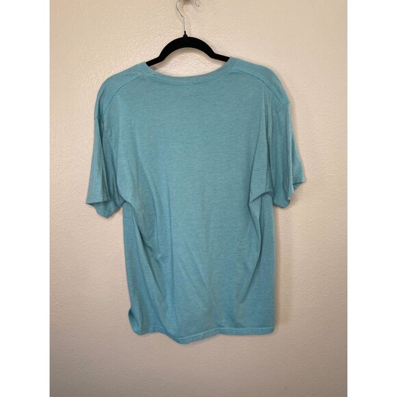 O'Neill‎ Mens Premium T- Shirt L Blue Short Sleeve Crew Neck Cotton Blend - Picture 3 of 5